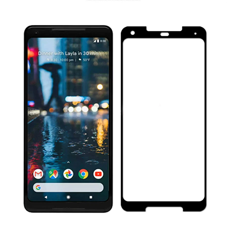 Dreamysow 9h 2,5D полный охват закаленное стекло для Google Pixel 3 2 XL 2 взрывозащитный Чехол экран стекло пленка