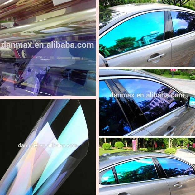 removable self adhesive window tint film 1 52 30m size blue colored tint