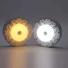 Led Night Light with Motion Sensor PIR Battery Closet Cabinet Wall Lamp for Children Kids Bedside Bedroom Entryway Lighting
