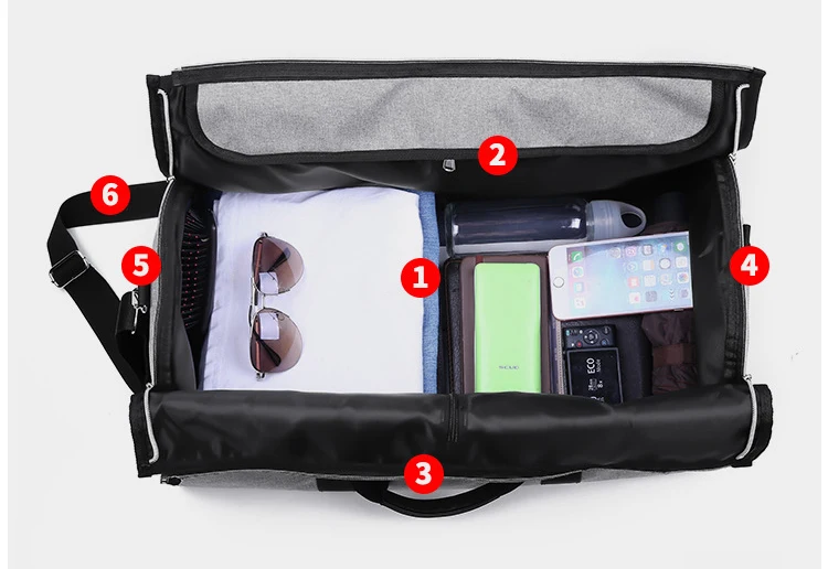 Buy Convertible 2 in 1 Garment Bag with Shoulder Strap, luxury Garment Duffel Bag for Men Women Hanging Suitcase Suit Travel Bags