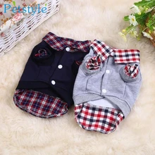 1 шт. собака кошка сетка щенок теплая футболка одежда для домашних животных рубашка поло костюм куртка для собаки леверт Прямая поставка 3MAR23