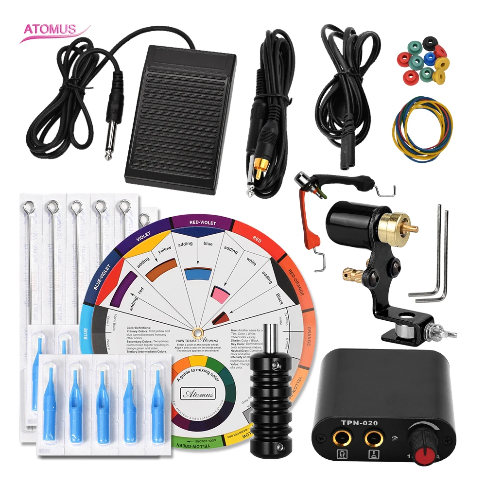 

Rotary Tattoo Machine Rotatory Tatoo Set Rotary Tattoo Pen Machine Kit Tip Permanent Makeup Quit De Tatuajes Maquinas Tatuar Kit
