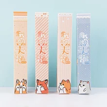 Симпатичная мультяшная Собака Кошка Хомяк попка закладки Новинка книга чтение пункт творческий подарок для детей канцелярские