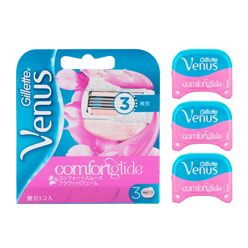 

Original Gillette Genuine Venus SPA Breeze Razors Shaving Blades For Woman Hair Removal Blade 3 Pcs/Pack