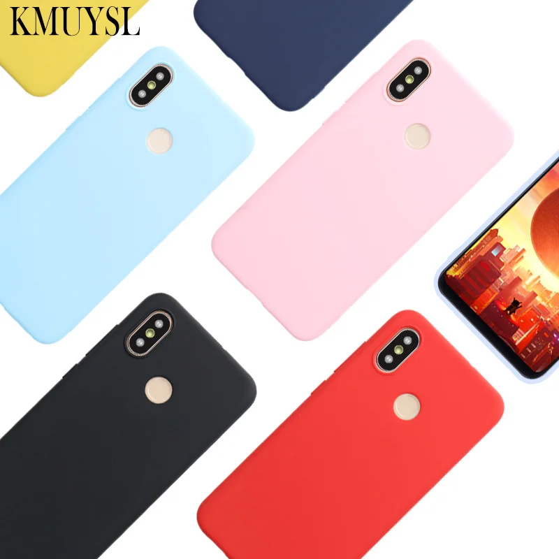

Phone Cases For Xiaomi Mi Max 3 Pro A2 A1 5X 6X 8 SE Pocophone f1 On Redmi Note 6 5 Pro 5A 4X 5 Plus S2 Macaron Color Soft Cover
