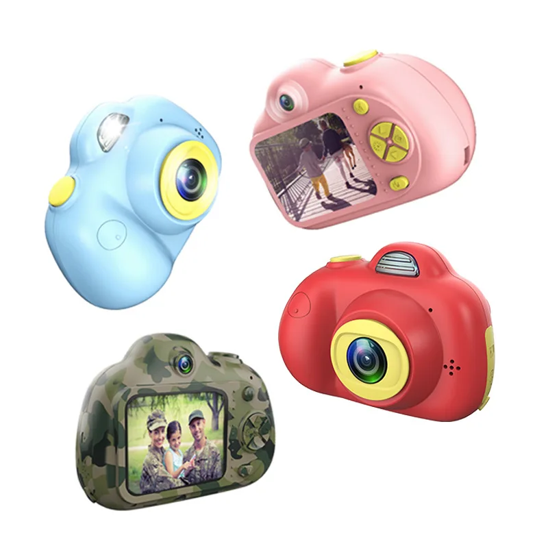Детские игрушечные камеры SLR и двухствольная цифровая камера Розовый Синий Красный Камуфляж Мини детская камера детские развивающие игрушки подарки