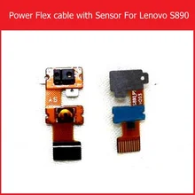 100% натуральная on/off Мощность Кнопка шлейф для lenovo s890 близость сенсор кабель flex fpc PCB телефон аксессуар запчасти Хорошее тесты