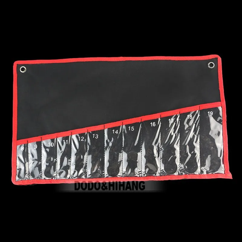 12pcs Set 8-19 MM Adjustable Wrench Ratchet Spanner Set 3)