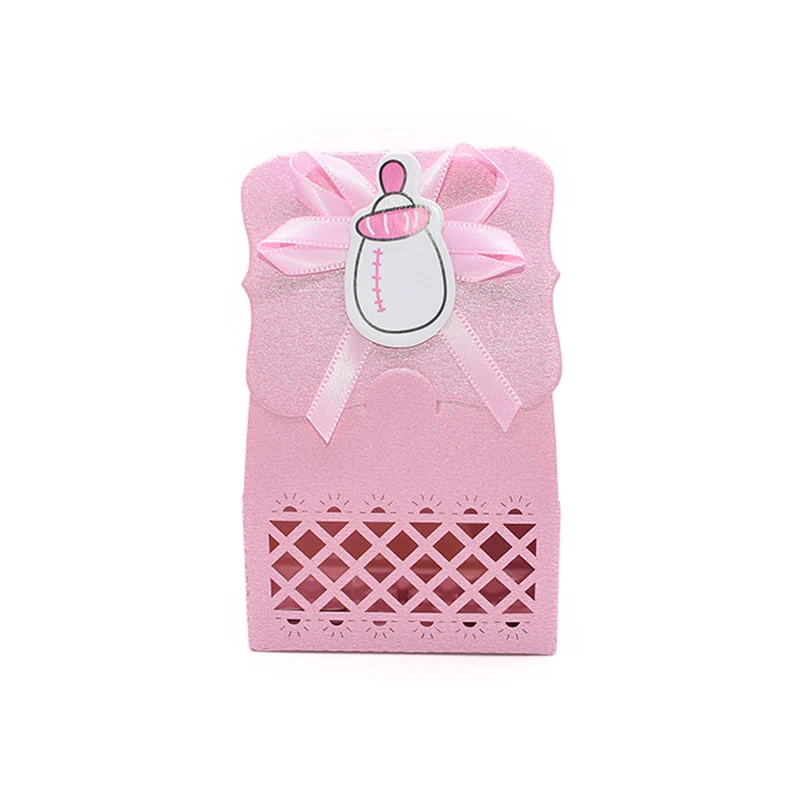 12pcs Baby Shower Favor Candy Boxes with Ribbons, Cute Boy Girl Gift Packaging for Kids... - SKU FCBR0928 - UGI Packaging