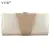 Yyw pu cuero cadena bolsa de embrague mujeres bolso monedero Bolsos de hombro Bolsos de noche negro oro plata Bolsos Mujer