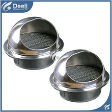 15pcs/lot good working Diameter 100mm pipe ventilator exhaust fan exhaustfan exhaust fan stainless steel outlet