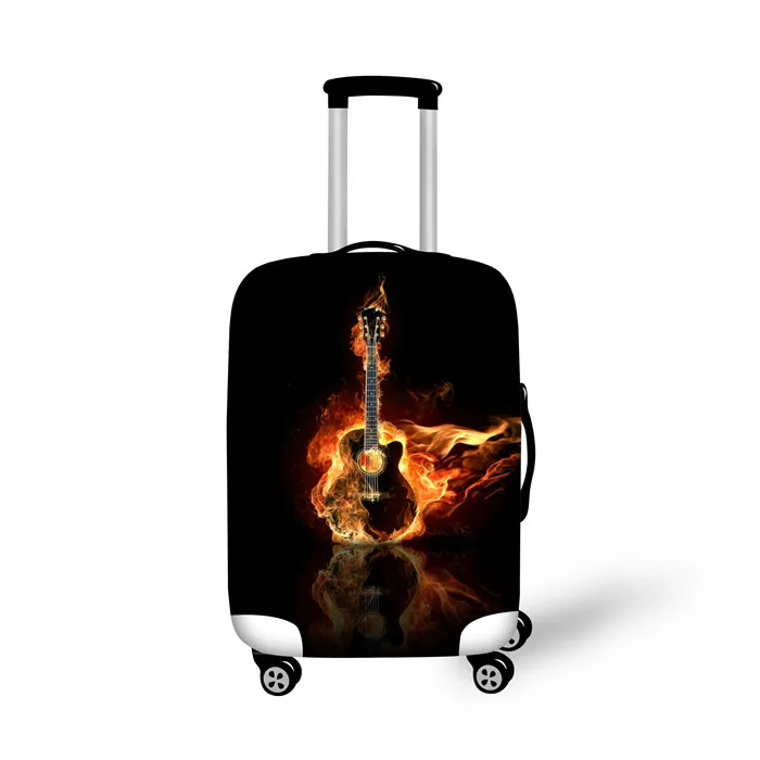 FORUDESIGNS, защитный чехол для багажа, музыкальное пианино, принт, дорожные аксессуары для 18-30 дюймов, чехол для чемодана, пылезащитные мешки - Цвет: T0216