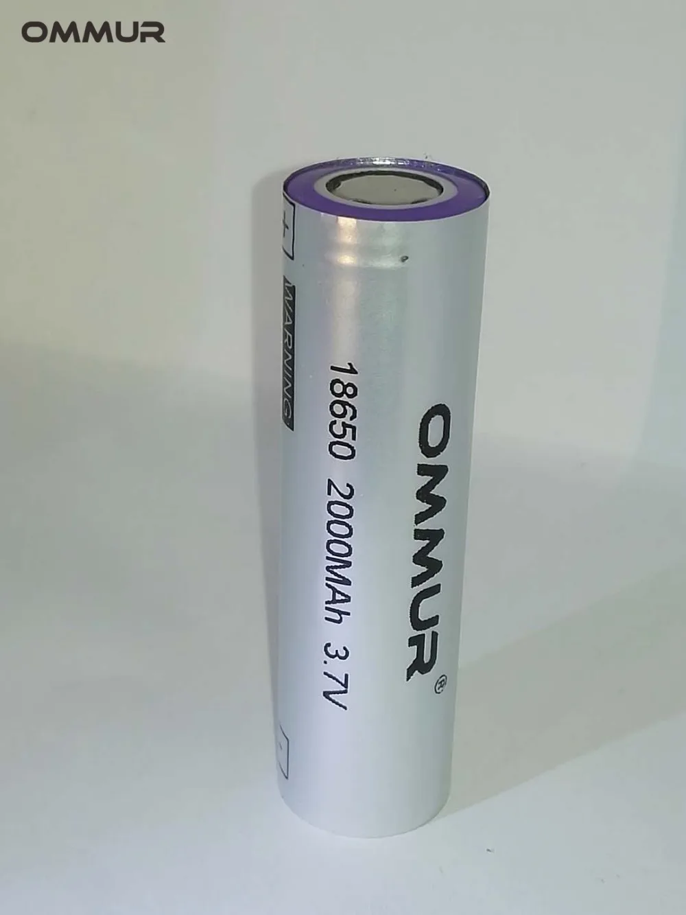 

OMMUR 18650 3.7V 2000mAh Li-ion battery Rechargeable Lithium ion Batteries for flashlight headlamp electronic toy free shipping