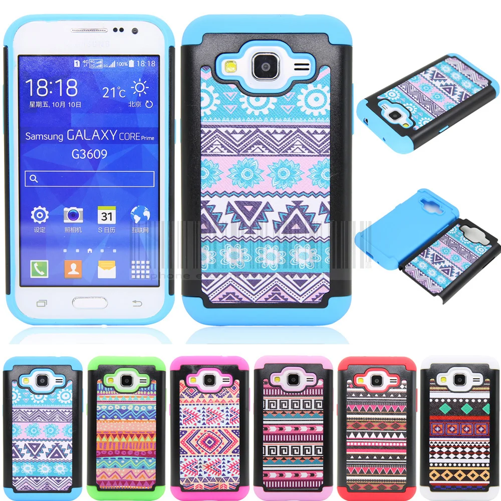 Phone Case For Samsung Galaxy Core Prime Prevail LTE G360 G361F G360H G3606 G3608 Tribal Totem Armor Hard Back Cover |