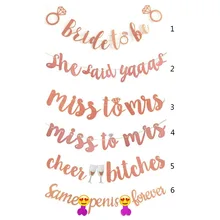 Блестящая бумага гирлянды-растяжки Висячие стримеры День Святого Валентина DIY баннер с гирляндами для свадьбы свадебные вечерние украшения