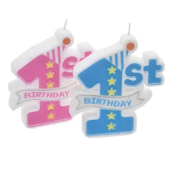 

1 Pcs Baby 1st Birthday Candles Cake Toppers Kids Baby Shower Party Supplies Happy Birthday Baby Party Decoration DIY