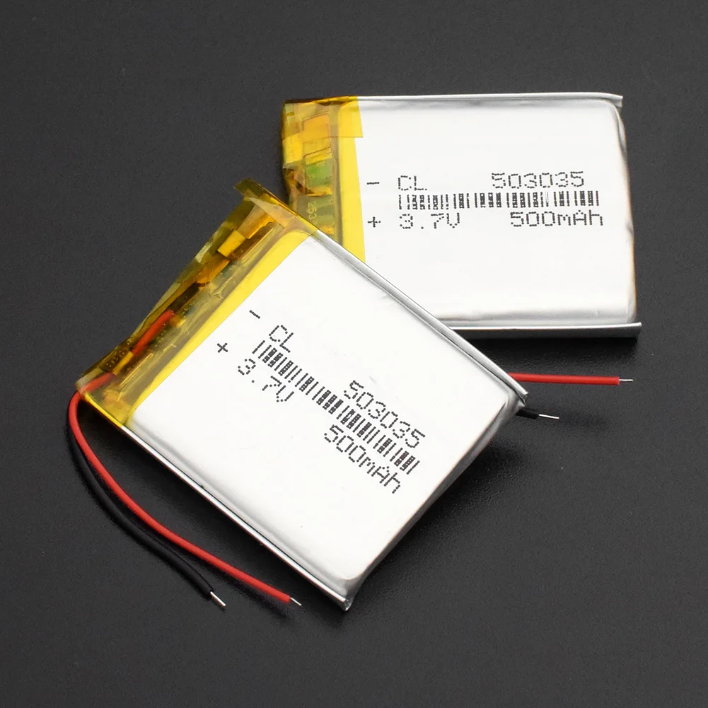 1/2/4 шт. 503035 3,7 v 500mah литий-полимерная батарея 3 7 Вольт ли бо ионным lipo аккумуляторные батареи для dvd gps навигации