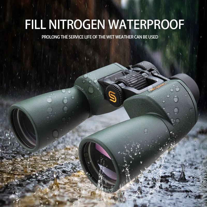 SCOKC واسعة زاوية قوية hd 10x50 مناظير النجوم bak4 FMC الطاقة التكبير طويلة المدى تلسكوب زاوية واسعة الصيد