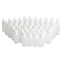 50pcs Empty Plastic Squeezable Dropper Bottles 30ml