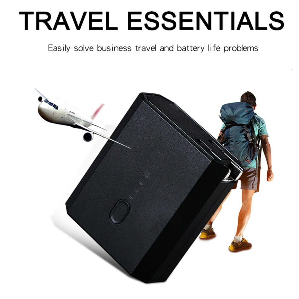

Lantro JS Mobile Phone Charger Mini Power Bank 5000mah Two in One 2 USB Port Perfect Travel External Batter Pack