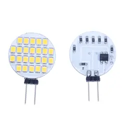 10 G4 теплый белый 24 светодиодный 3528 SMD морская прогулка лодка точечная лампа DC 12V