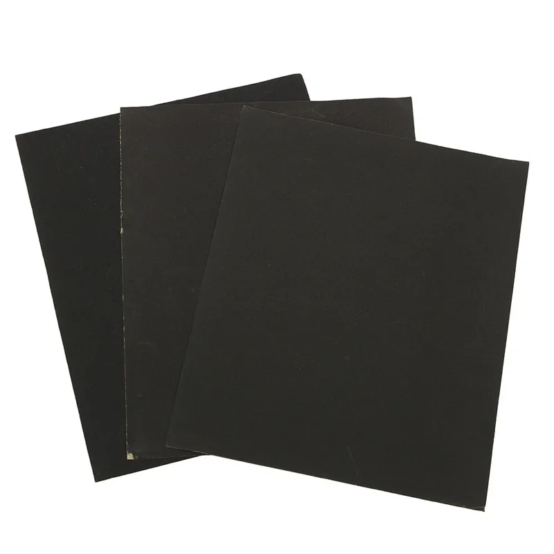 high quality black carbon silicon abrasive wet and dry sandpaper sandpaper sheet size