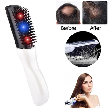 

162040 Useful Electric Massage Comb Infrared Health Growth Anti Hair Loss Vibration Massager HY99 NO07
