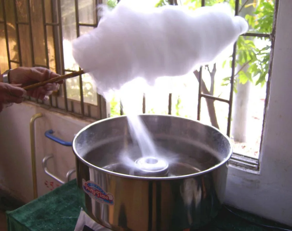 Commercial Cotton Candy Machine Sugar Floss Making Children Stainless Steel Electric DIY Candy Cotton Floss Maker CC-3803H