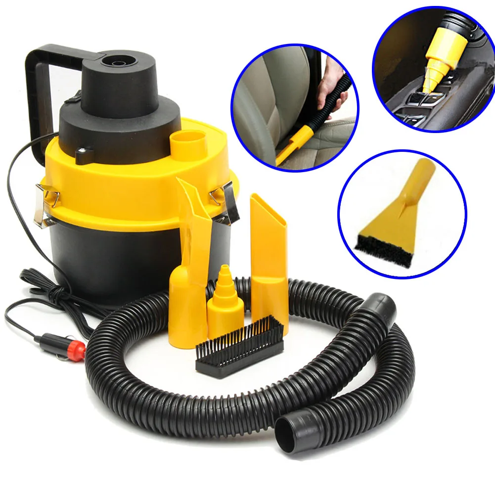 

Portable 12V Wet Dry Vac Vacuum Cleaner Inflator Turbo Hand Held Fits For Car Or Shop NR-shipping