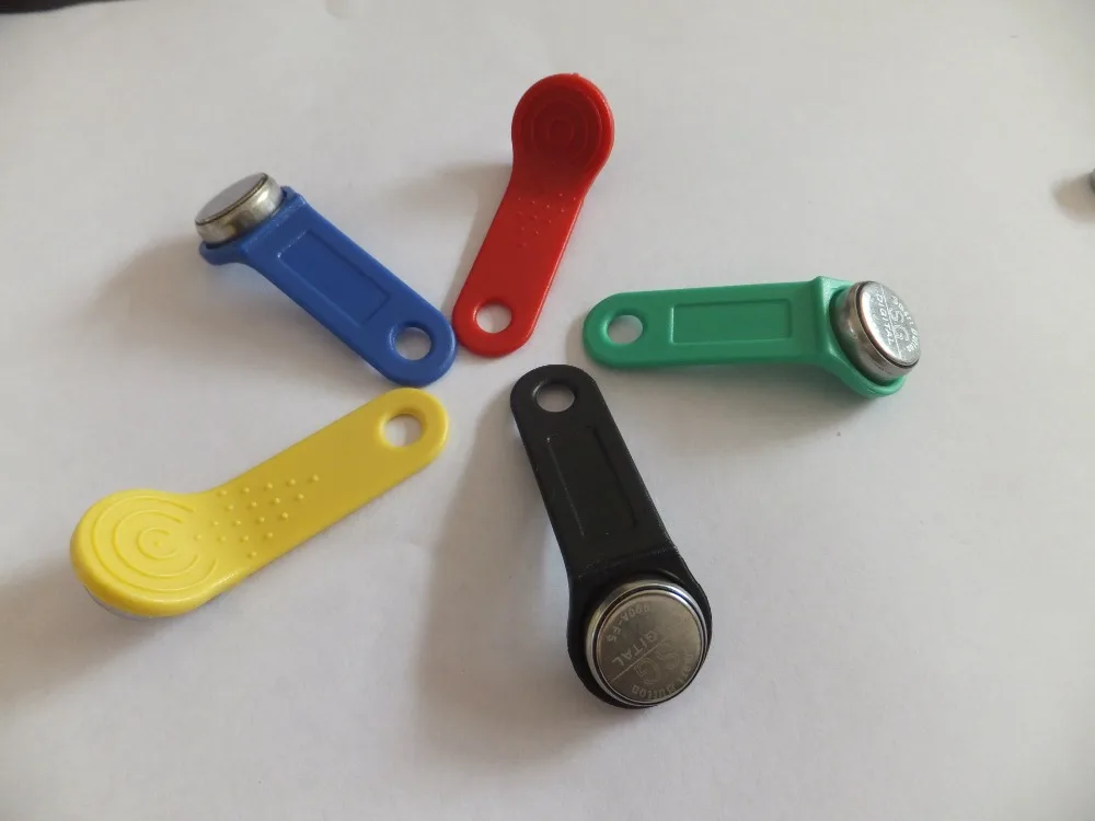 

NEW Random Color 10pcs/lot Rewritable Access Control Card RFID Touch Memory Key RW1990 IButton Copy Card Sauna Key