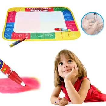 

New Water Drawing Painting Writing Mat Board Magic Pen Doodle Gift 29 x 16cm educational toys for baby girl boy children A1