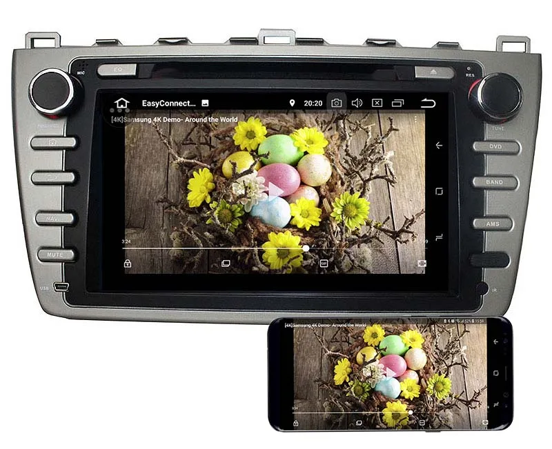 Sale Belsee for Mazda 6 2008 2009 2010 2011 2012 Android 8.0 Car Radio Head Unit GPS Navigation Stereo Auto Multimedia Player 8 Core 6