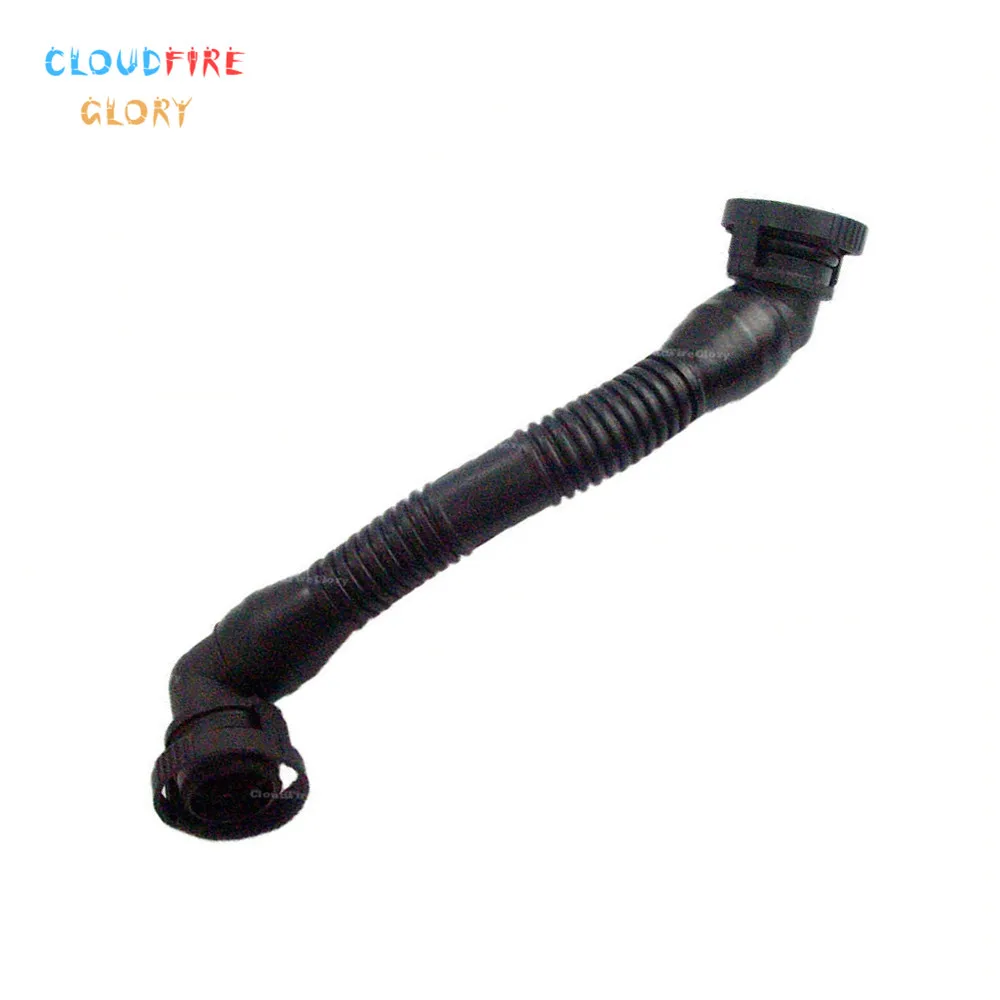 

CloudFireGlory 06C103235A Black Crankcase Ventilation Breather Exhaust Hose Pipe For Audi A4 B6 A6 A8 2004 2005 2007 3.0L V6