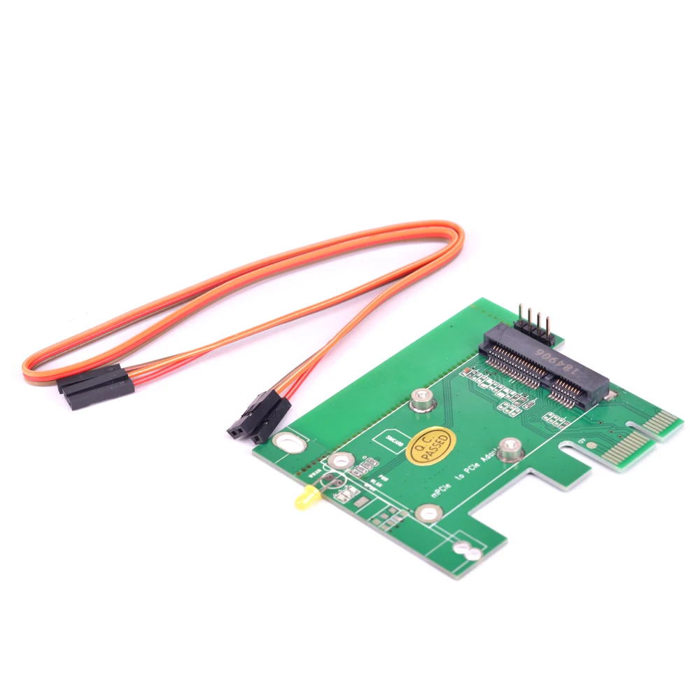 PCI express к mini PCIe беспроводной сетевой адаптер для настольных Wlan карт Поддержка Bluetooth wifi PC карты Riser карты - Цвет: Without Bracket