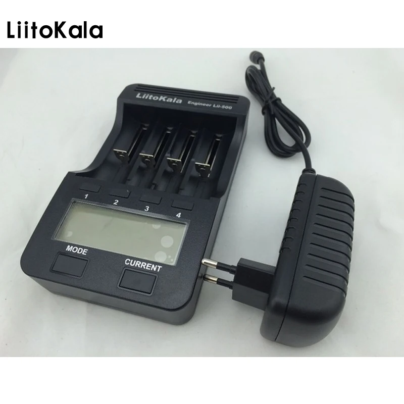 Liitokala ЛИИ 500 ЖК дисплей 3 7 В зарядное устройство 18650 26650 18500 16340 18350 14500 10440 1 2 AA/AAA NiMH