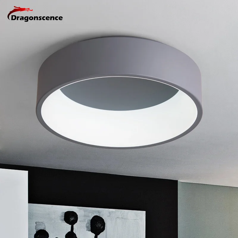  Dragonscence Round circle Aluminum Modern Led ceiling light lamp for living room bedroom dining tab - 32857728777