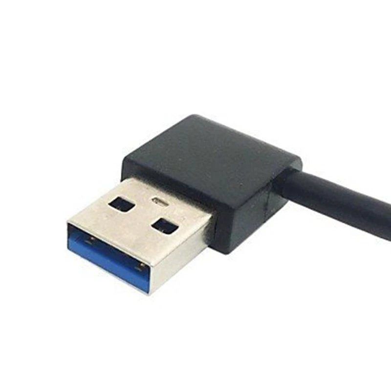 USB 3 0 Тип A входящий штекер 90 градусов влево под углом направо угловой удлинитель