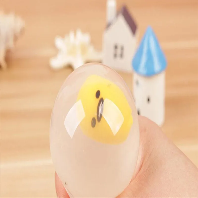 5001 необычный, прозрачный эспандер в виде яйца Исцеление Забавная детская игрушка стресс рельефный Декор