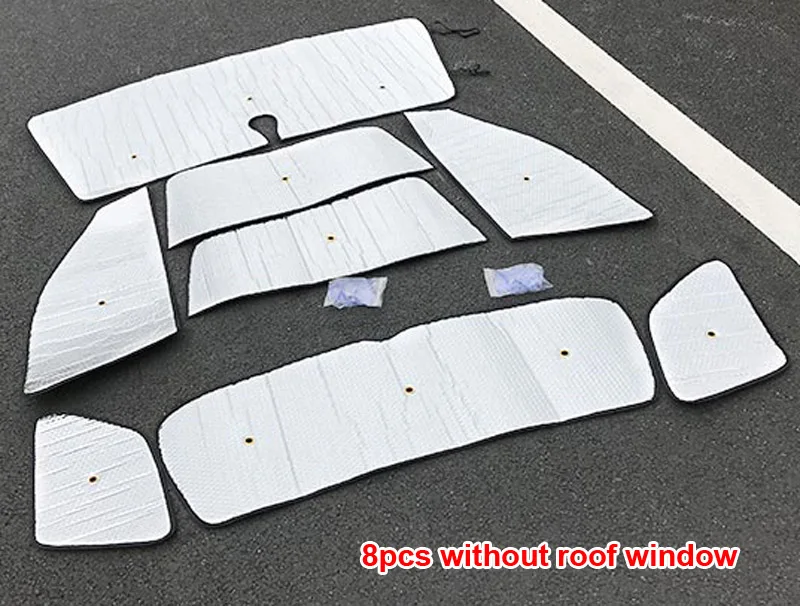 8 шт. для SKODA KODIAQ без окна крыши Зонт блок теплоизоляция солнцезащитный крем