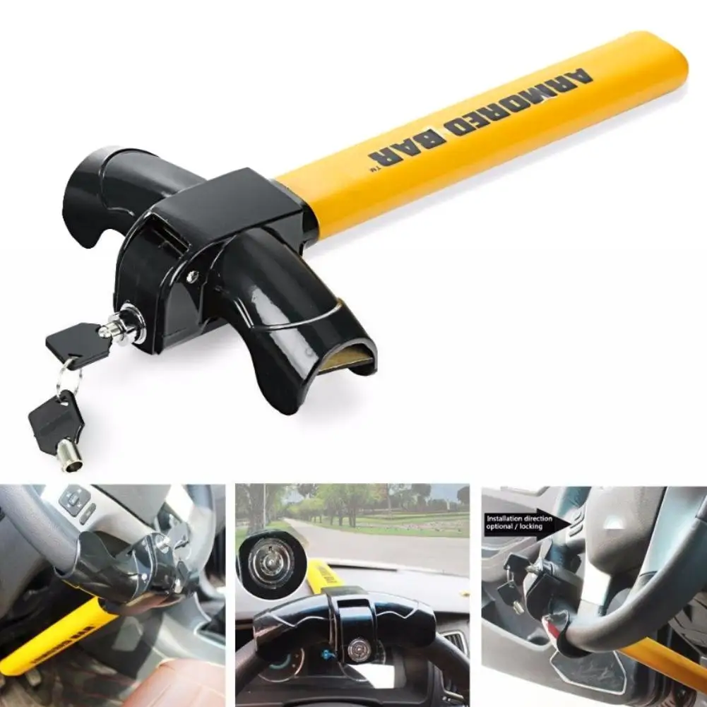 

POP Universal T Shape Anti-Theft Car Auto Security Protection Steering Wheel Lock