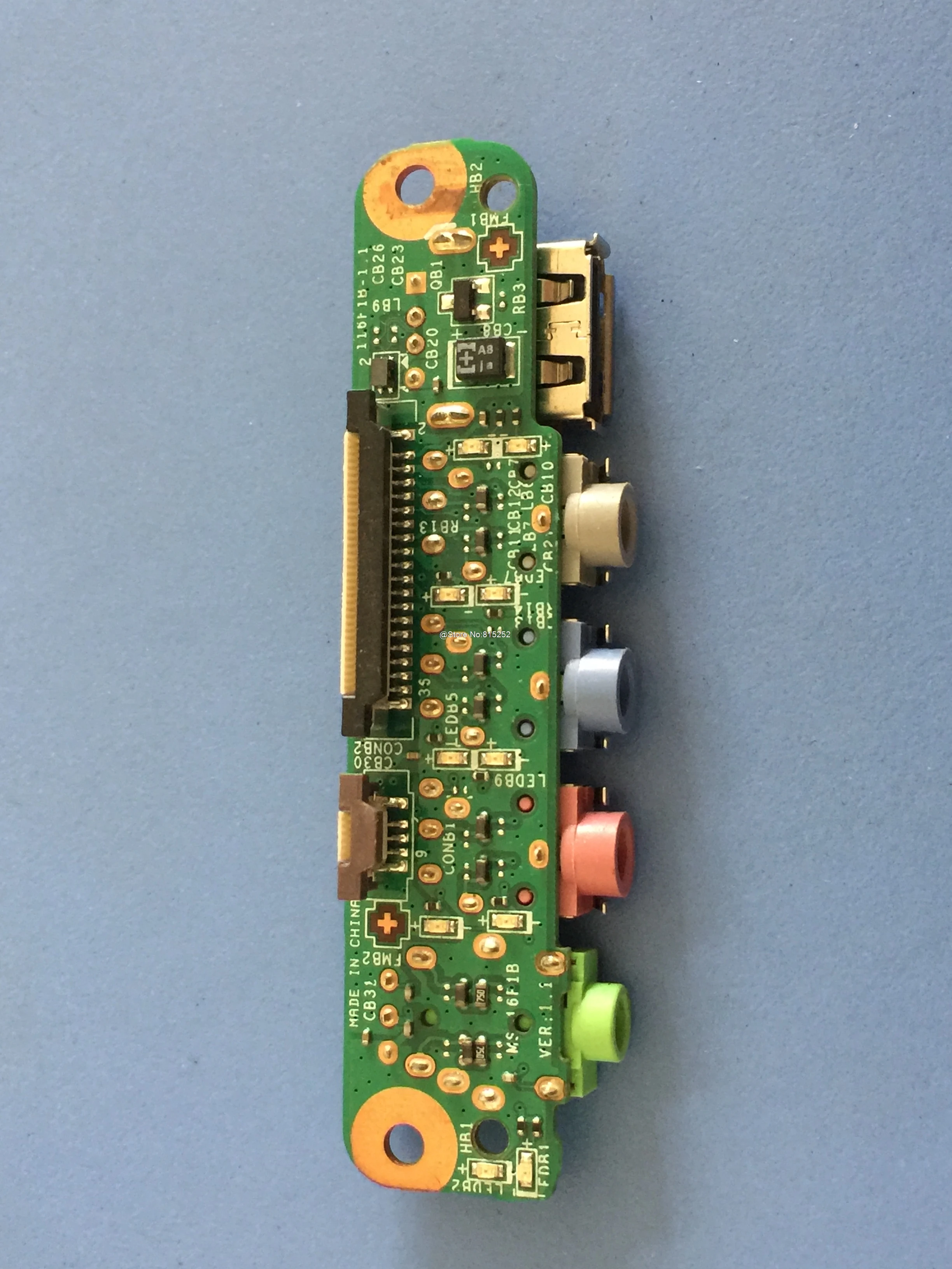 

Laptop Audio Small Headphone Jack For MSI GT680 GX680 GT660 GT663 GX660R MS-16F1B MS-16F1 MS-16F11 USB AUDIO BOARD 100% New