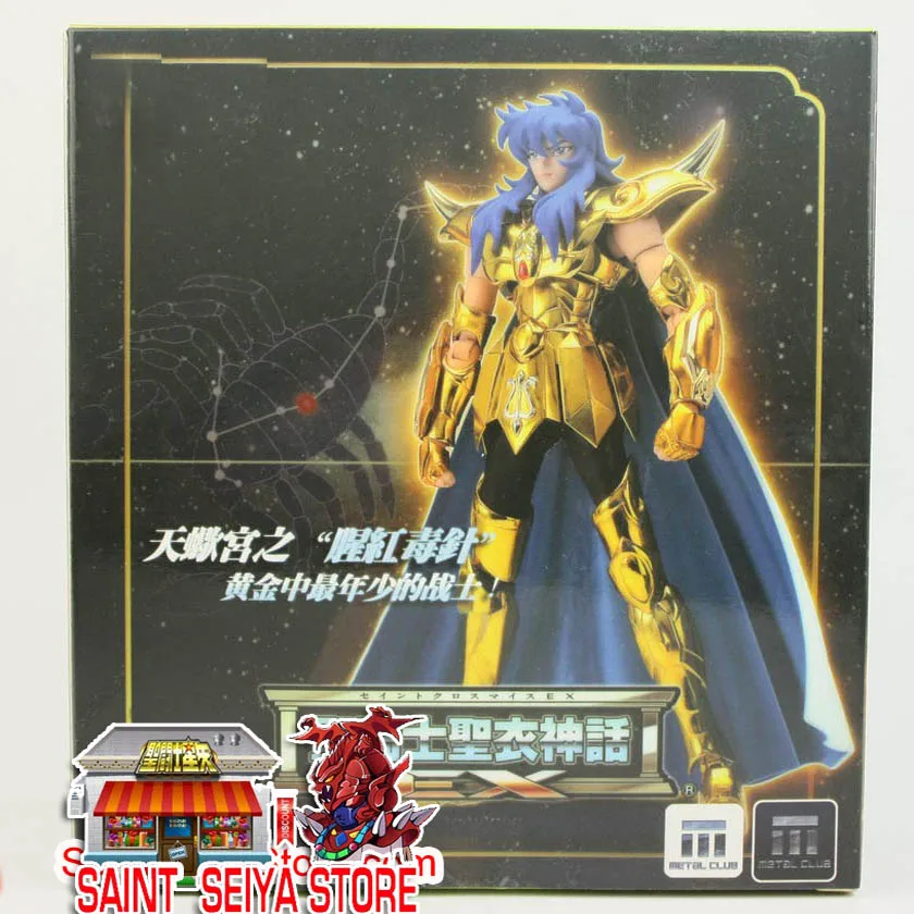 

Metalen Club Mc Saint Seiya Ex Mythe Doek Metalen Goud Scropion Scropio Milo Action Figure Model Kit Cavaleiros doen Zodiaco SMC