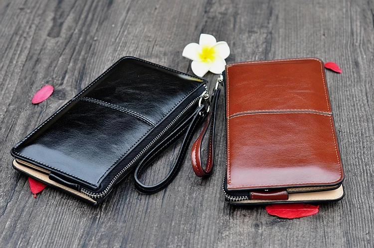 Женские бумажники, кожаный бумажник, длинный дизайн, дневной клатч, повседневный женский кошелек, Женская сумочка, сумка для телефона Carteira