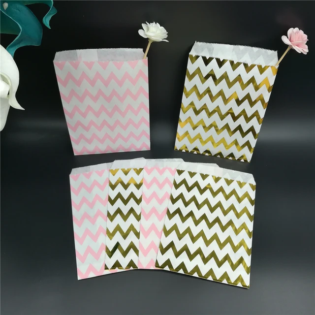 Wedding Favor Bags Gold Pink Personalized Candy Wedding Favor Bags Gold Pink Personalized Candy Fall