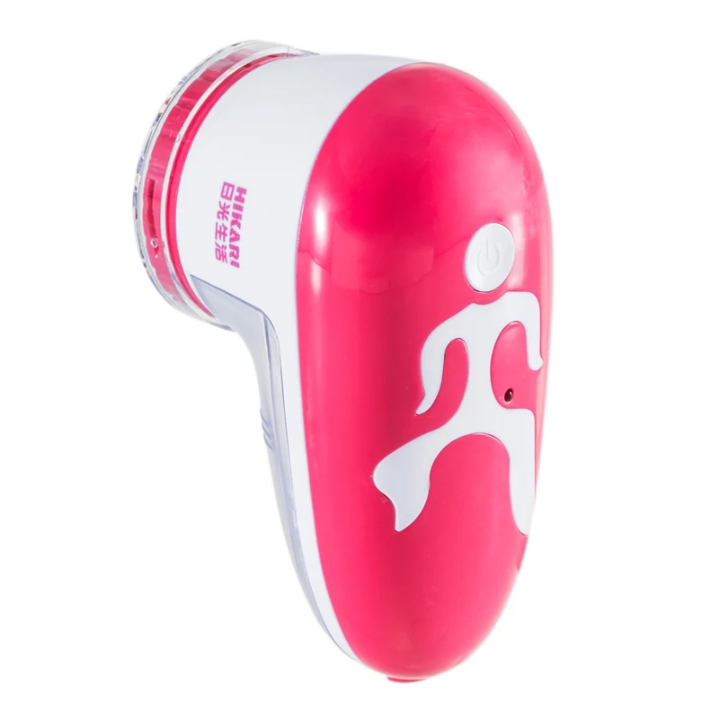Charge Type Electric Fluff Lint Remover Pink and White icobbler Pellet