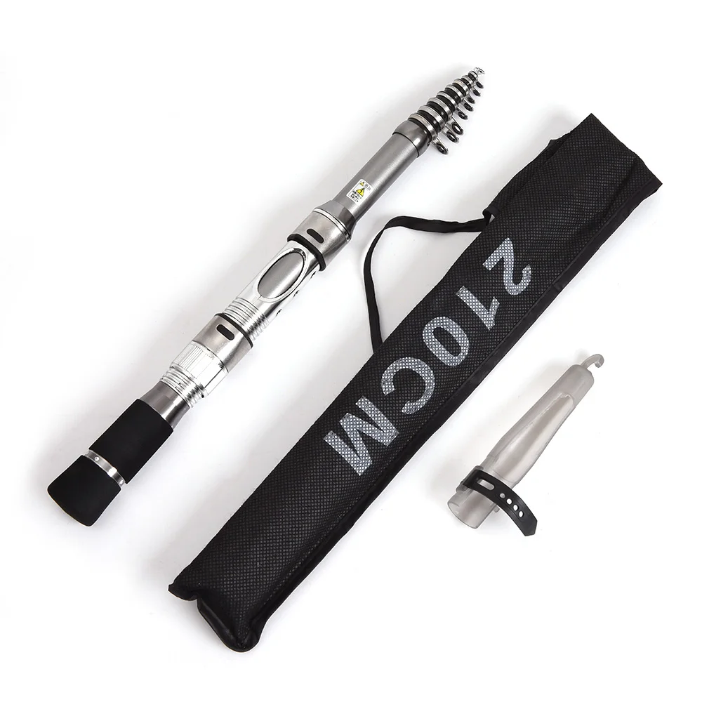 1,8 м/2,1 м телескопическая удочка из углеродного волокна, выдвижная ...