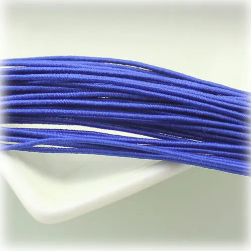 1 эластичный шнур мм бисер проволока Подвески нить 23,5 м галстук/шт Длинная нить для ожерелья браслет аксессуары DIY - Цвет: dark blue