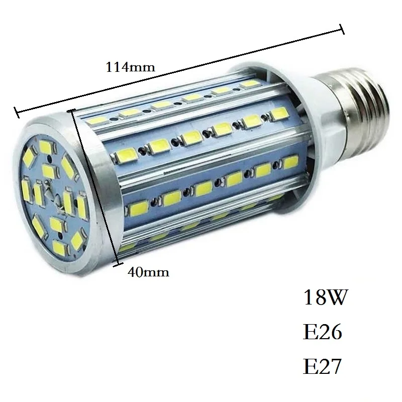 Лампады 5730 SMD светодиодный светильник E27 E26 E39 E40 12 Вт 18 Вт 25 Вт 30 Вт 45 Вт 50 Вт 60 Вт 80 Вт AC 110 В 220 В светодиодный прожектор