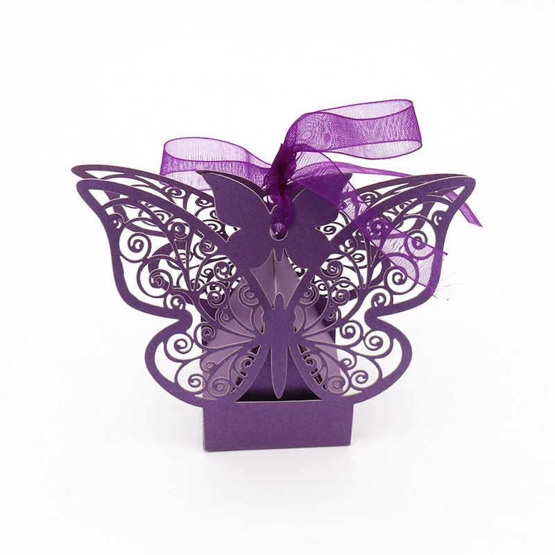 

NEW Butterfly candy Box paper Gift Bag Chocolates Packaging for wedding baby shower birthday party Guests Christmas Supply