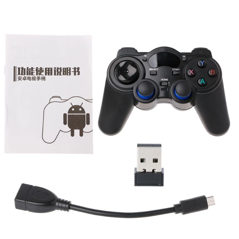 

2.4G Wireless Gaming Joystick Controller Gamepad For Android Tablet PC Smart TV Box